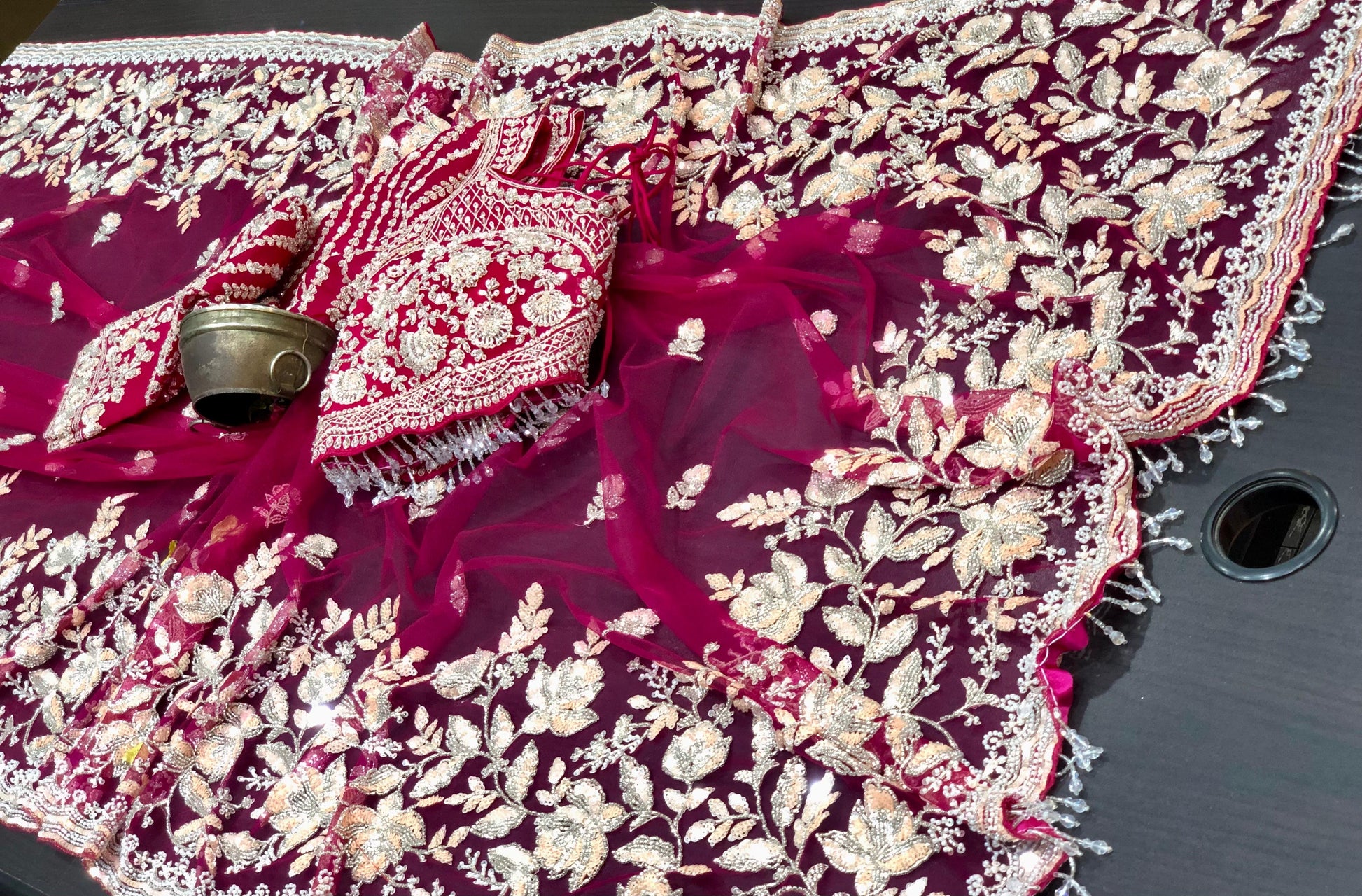 Net designer saree party wear saree’s Indian wedding saree blouse Saffronfashionindia