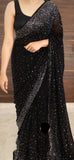 Luxury chiffon Gorgette saree beautiful saree aeros ki inspired saree blouse