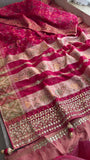 Kora Patola saree handmade saree zardosi saree