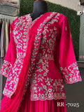 Pink Gorgette Silk kurta Dress wedding dresses