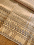 Chiniya Striped tissue sarees