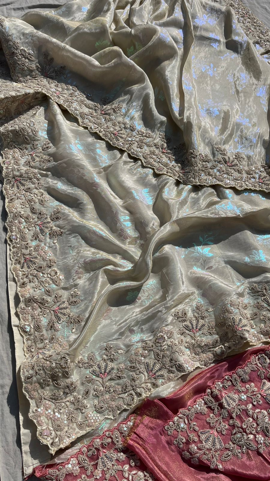 Lavita banarsi munga silk saree women sarees - Saffronfashionindia