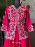 Pink Gorgette Silk kurta Dress wedding dresses