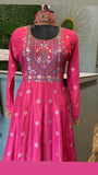 Pink Anarkali dress Indian Gown