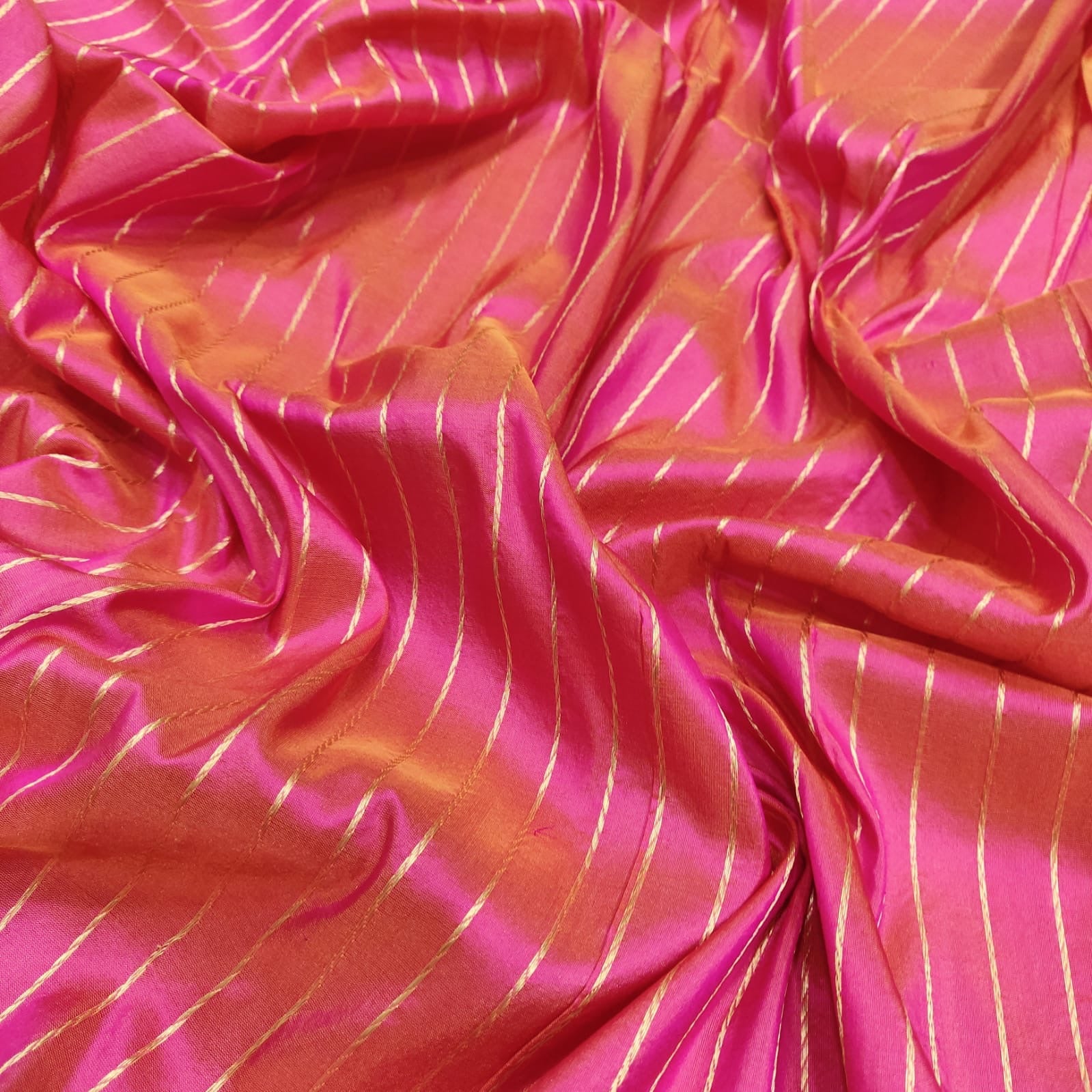 Anvesha katan silk Indian Handwoven Sarees - Saffronfashionindia