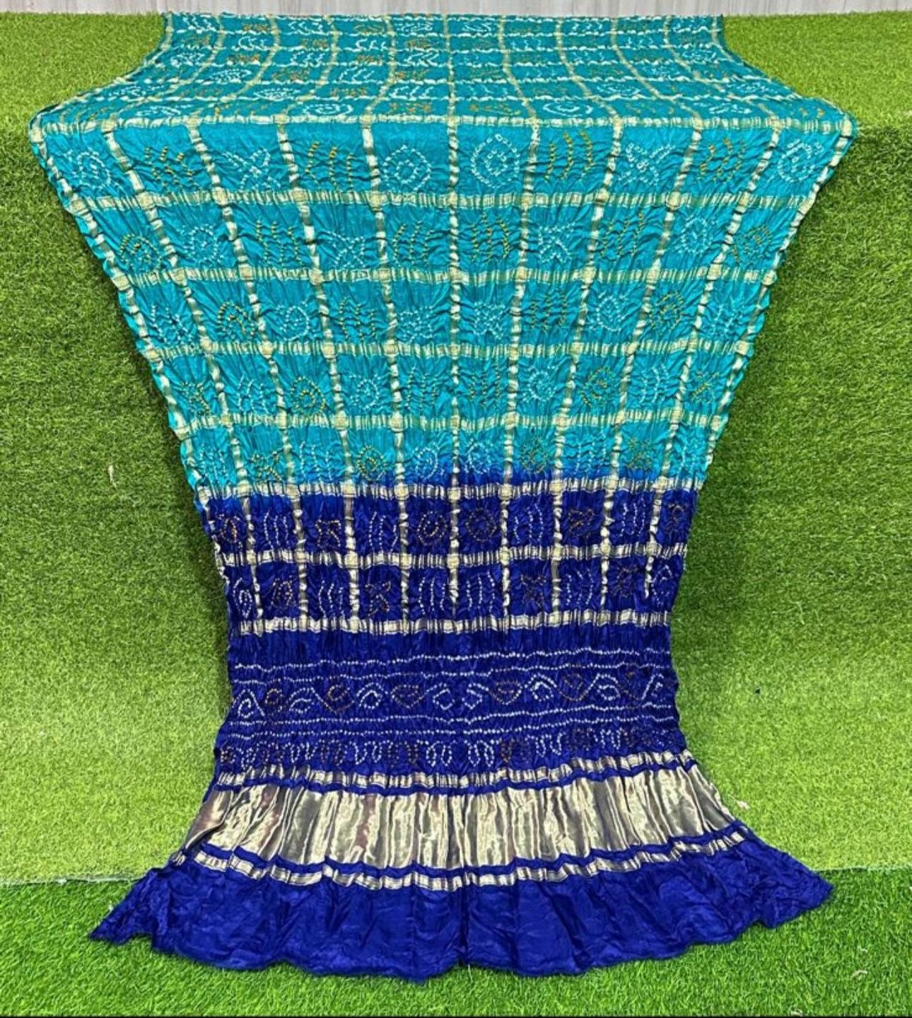 Gharchola dupatta gajji silk dupatta handmade dupatta