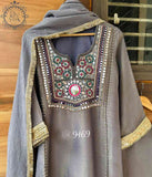 Hand embroidered Salwar Suit Sequence Salwar kameez Saffronfashionindia