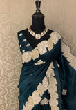 Arlie organza saree applique work saree Partywear sarees