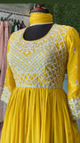 Preety Yellow Girlish Cocktail Partywear Dress