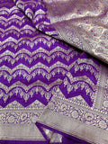 Women Banarsi katan Silk Sarees Meenakari Sari