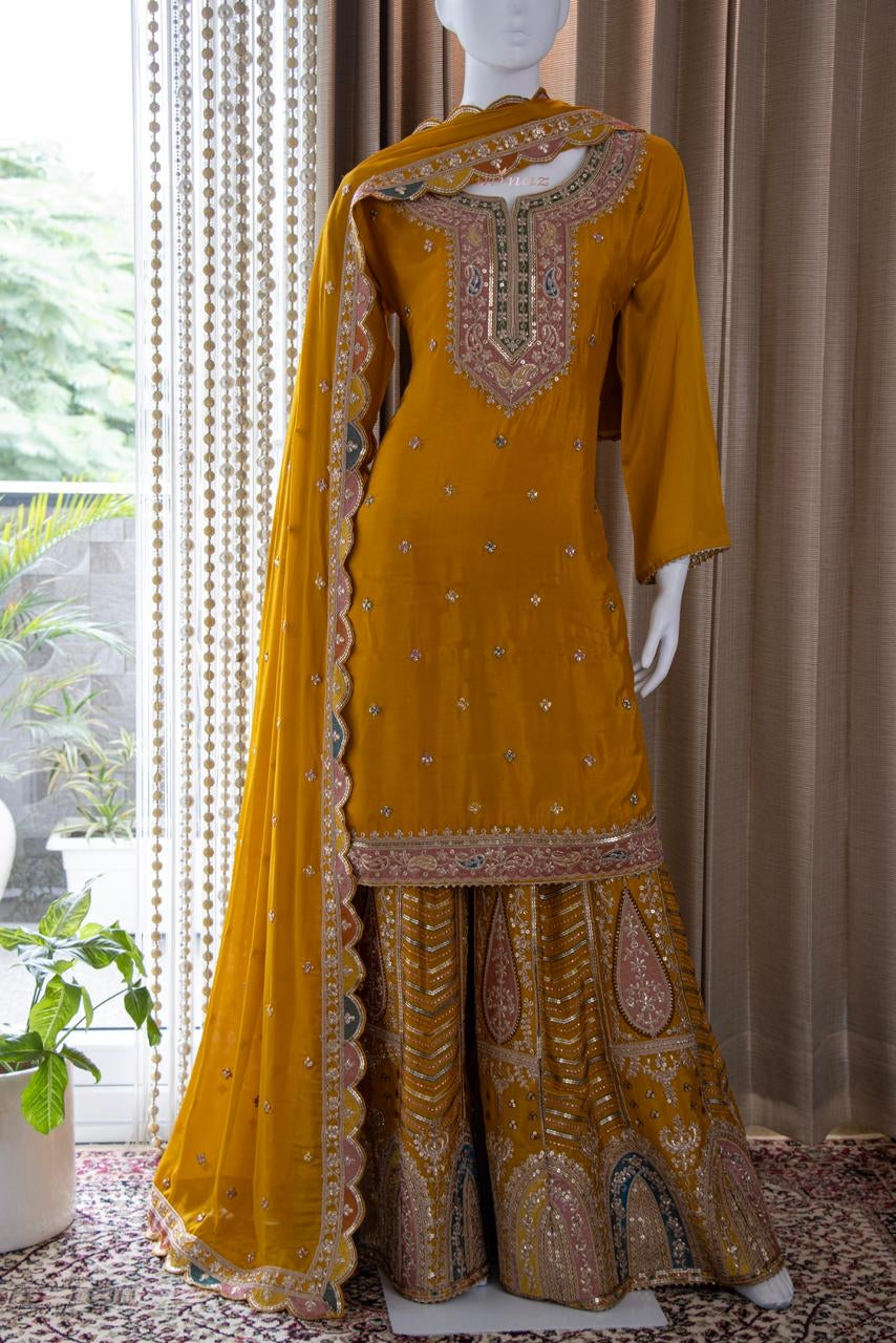 Buy Designer Sharara Dress | Gharara Suits Online USA | Empress – Empress  Clothing