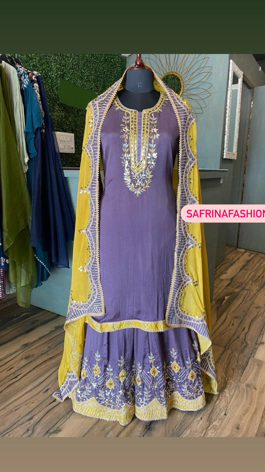 Nafisa gharana dress Pakistani dress - Saffronfashionindia