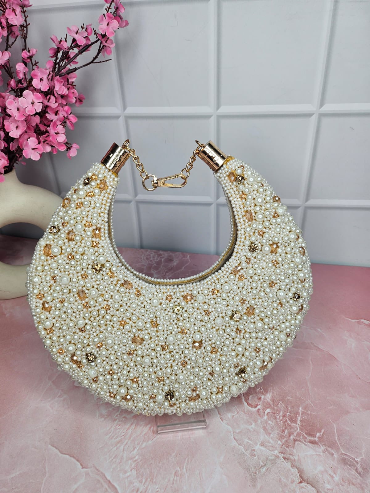 Moon inspired clutch bag women purse handbags - Saffronfashionindia