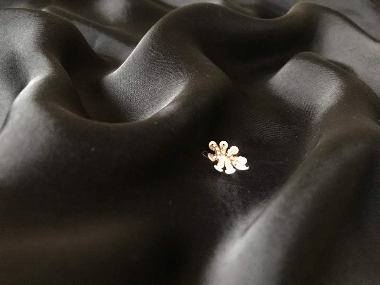 Black Stunning saree Indian organza silk sari - Saffronfashionindia