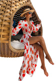 Polka Dot Chiffon Beach Holiday Dress