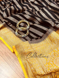 Lavish handwoven Khaddi Gorgette saree Indian saree