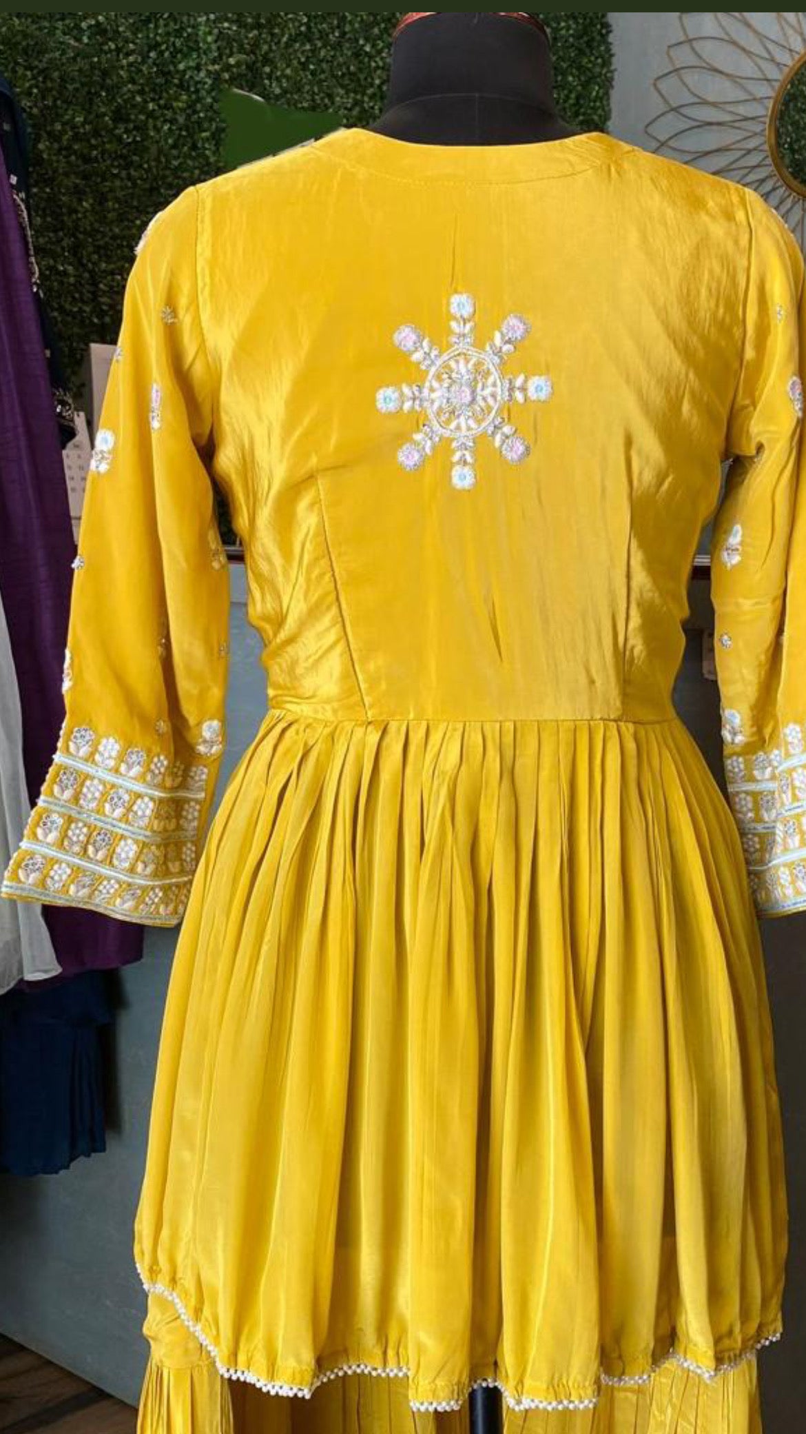 Preety Yellow Girlish Cocktail Partywear Dress - Saffronfashionindia