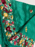 Tussar French knot inspired saree