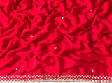 Bridal red saree Indian saree Partywear sarees