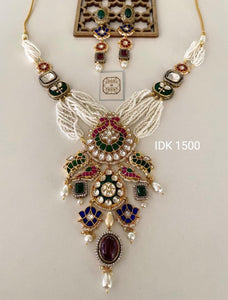 Diwan Pearl Necklace set Indian necklace set