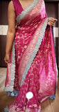 Bridal Khaddi Gorgette saree/Indian saree