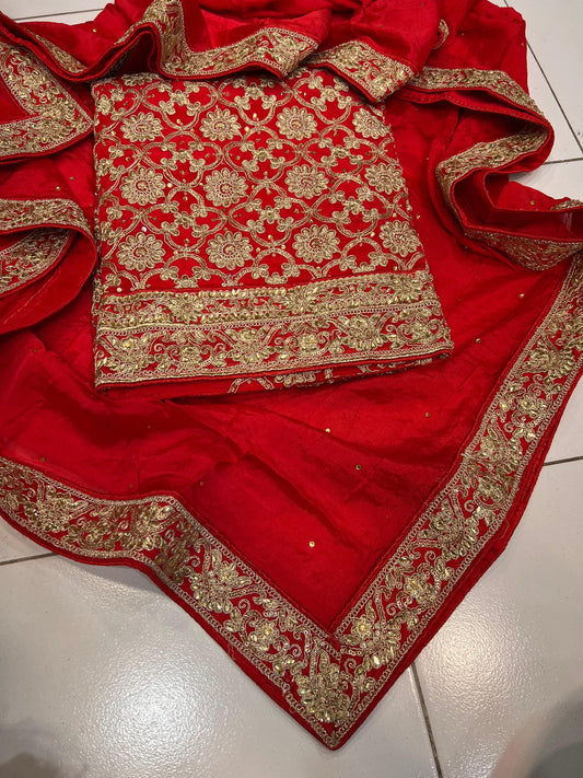 Jamaica punjabi unstitched salwar suit - Saffronfashionindia