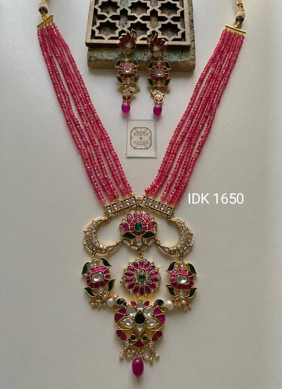 Venisha pacchi kundan necklace set