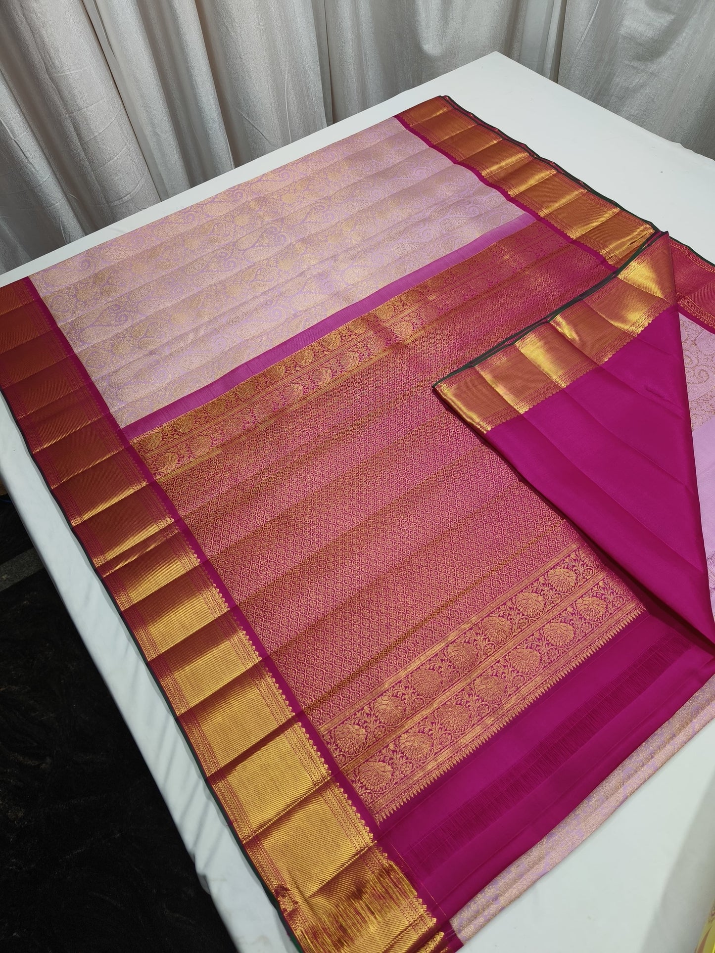 Nishani Pure Kanjeevaram Saree Silk Saree - Saffronfashionindia