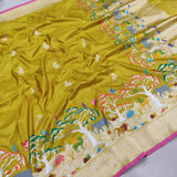 Katan silk handwoven saree Indian saree