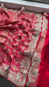 Bandhani saree Banarsi saree Indian sarees