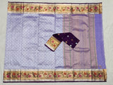 Jamawar zari lavender kota sarees