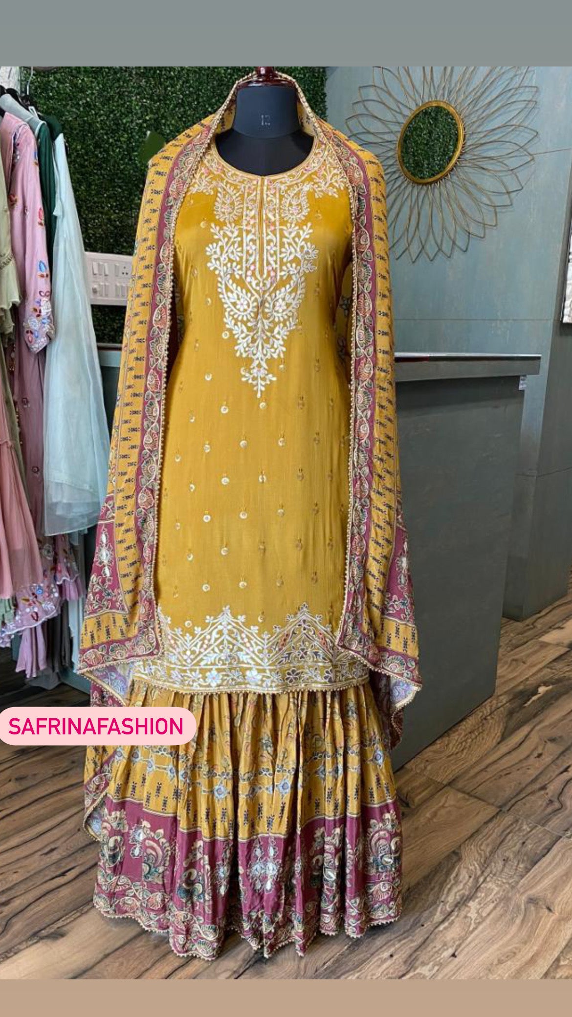 Fatima begum gharara dress - Saffronfashionindia
