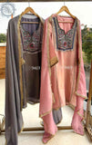 Hand embroidered Salwar Suit Sequence Salwar kameez Saffronfashionindia