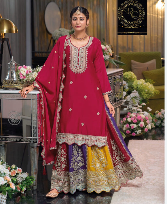 Harmini sharara dress Punjabi Salwar suit