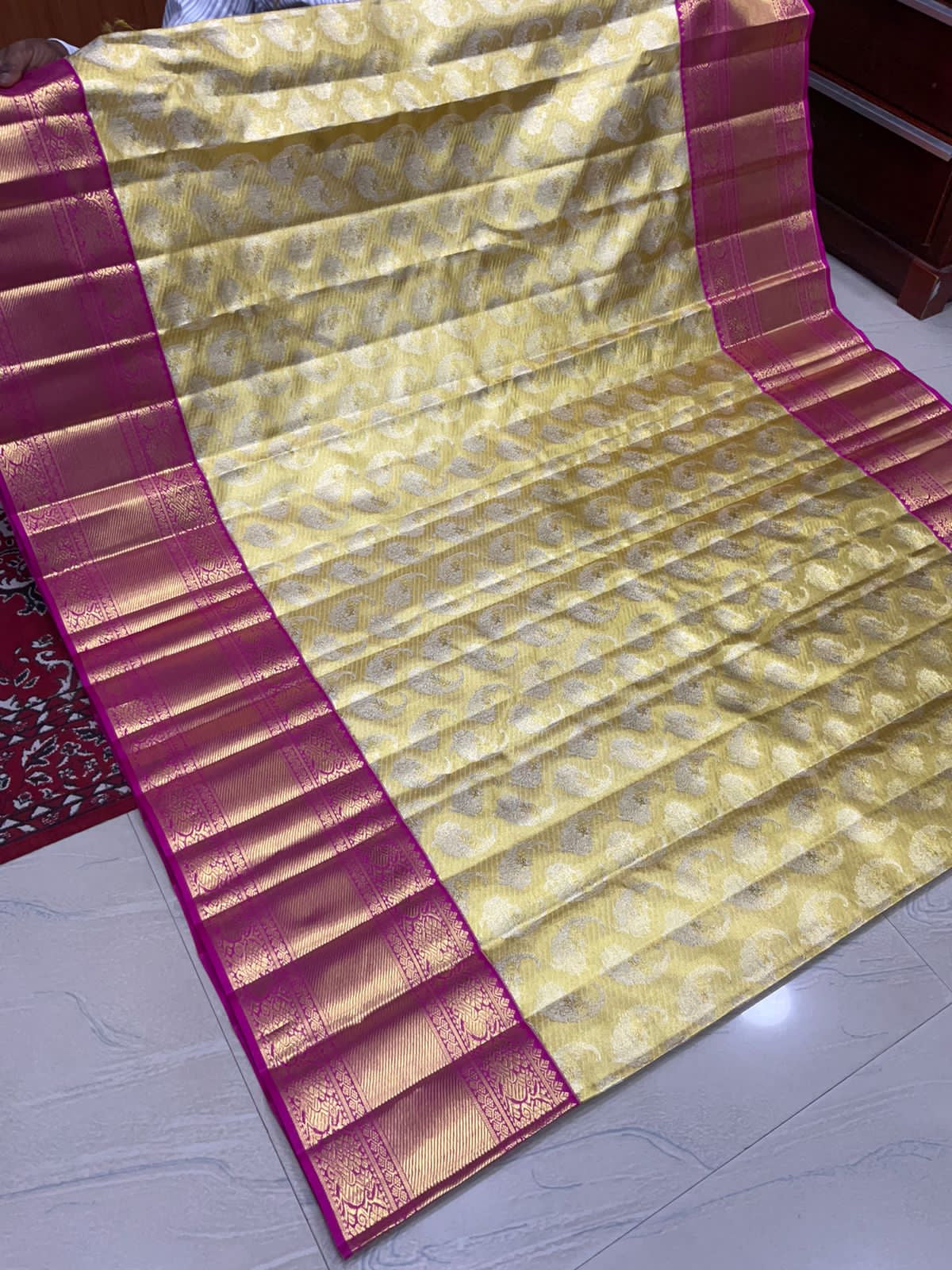 Shaman kanjivaram silk sarees - Saffronfashionindia