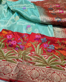 Vintage Banarsi saree Karan silk sarees blouse