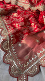 Sultana Khaddi Gorgette Saree Traditional Sarees