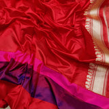 Pishika kora handwoven kadwa saree women sarees