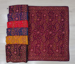 Kashmiri Embroidered saree