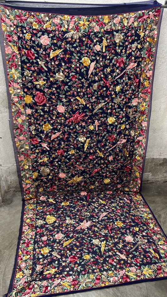 Parsi dupatta authentic parsi gara dupatta Indian traditional dupatta SaffronFashion