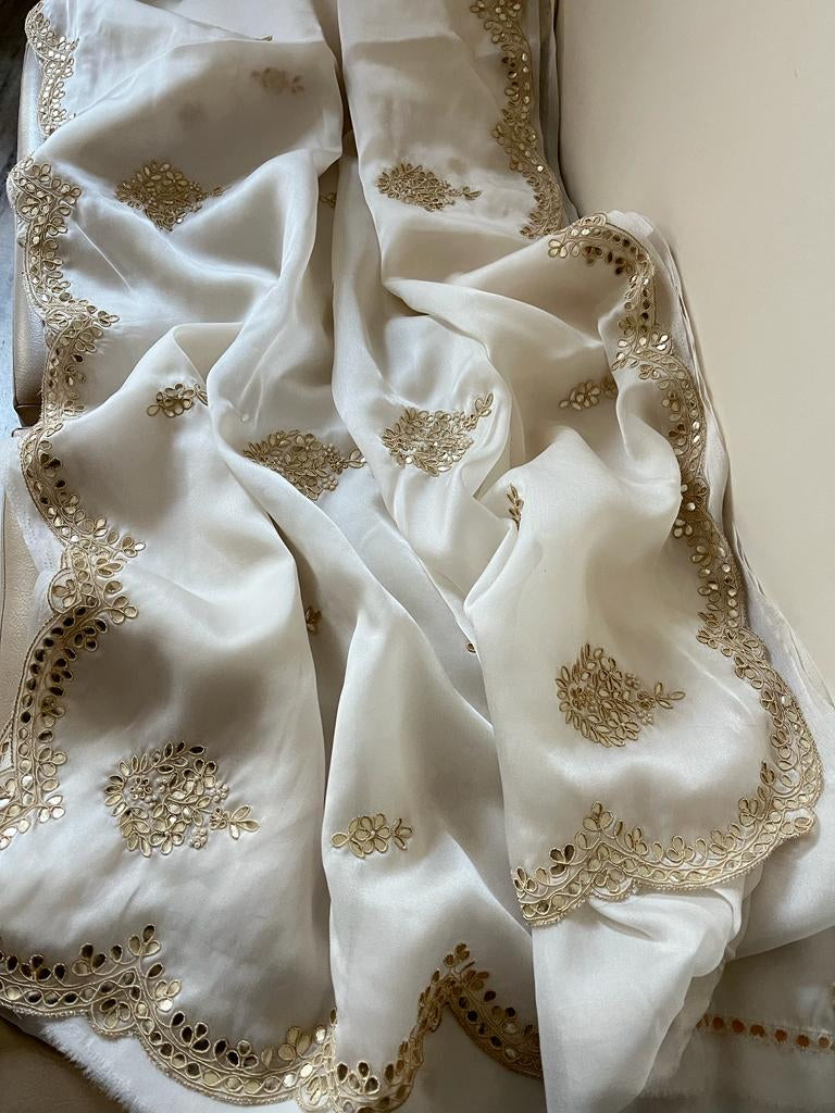 Mavika gottapatti organza sarees - Saffronfashionindia