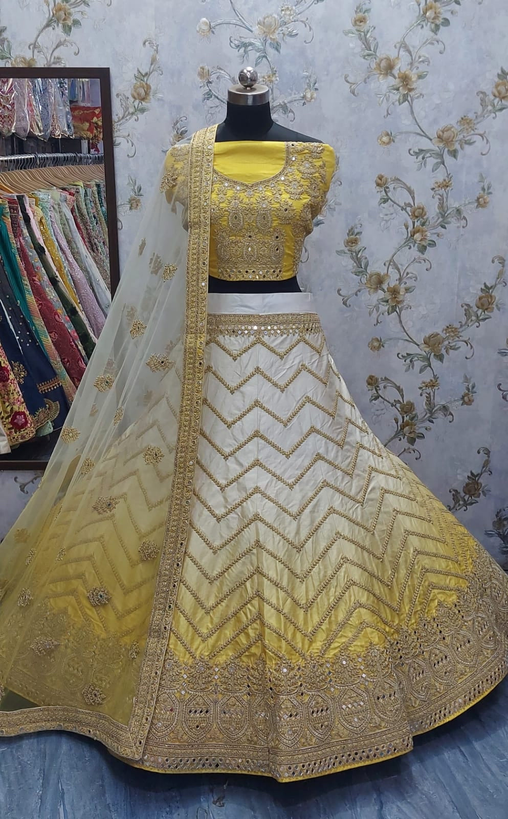 Vahina velvet lehanga bridesmaid lehanga - Saffronfashionindia