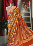 Sona Rupa khaddi gorgette saree Indian sarees handmade sari blouse SaffronFashion