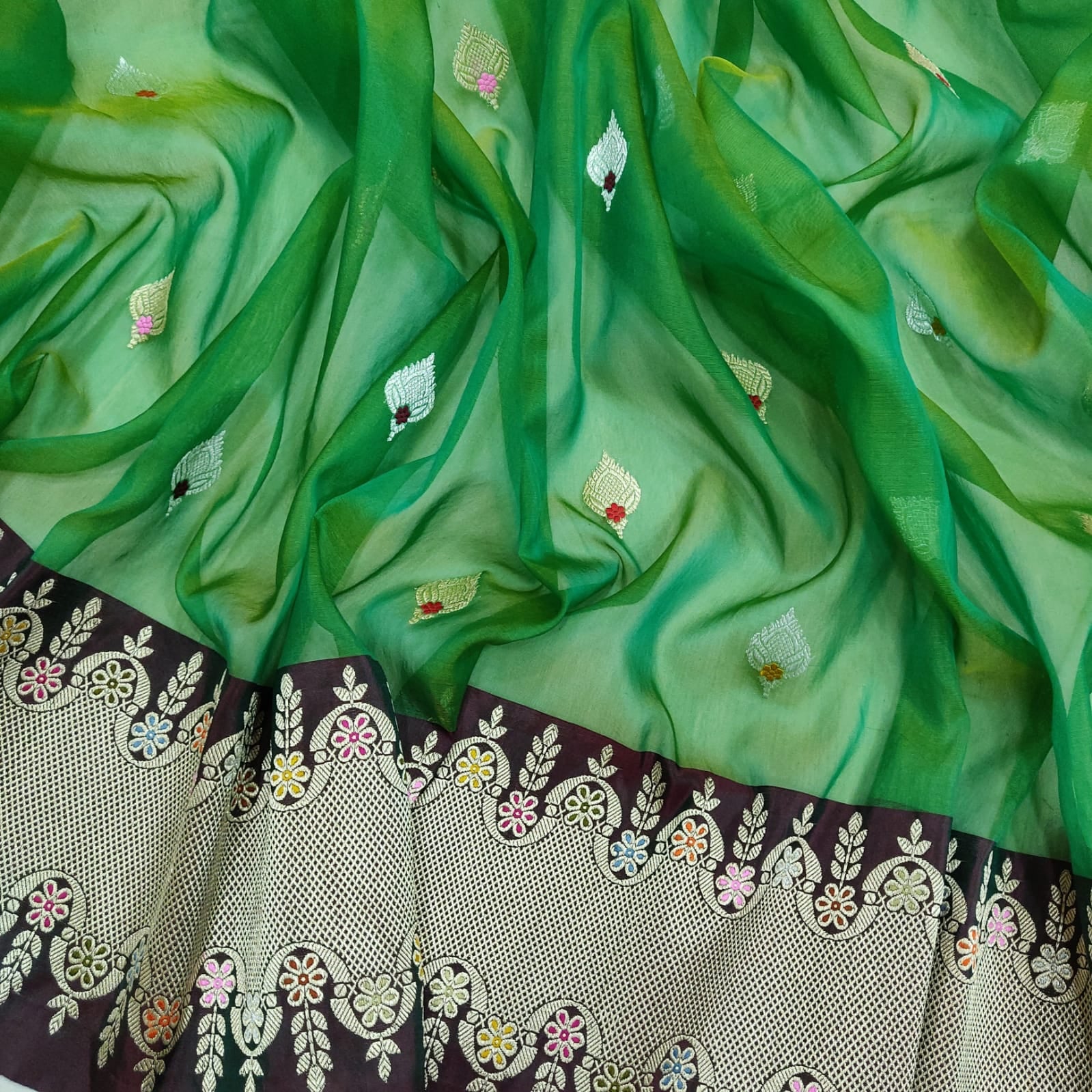 Lamba rani handwoven handwoven exclusive saree - Saffronfashionindia