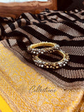 Lavish handwoven Khaddi Gorgette saree Indian saree