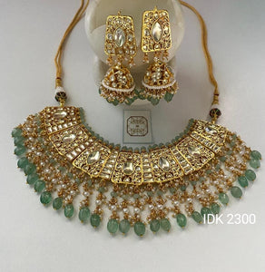 Johba kundan bridal set Indian Pakistani necklace set