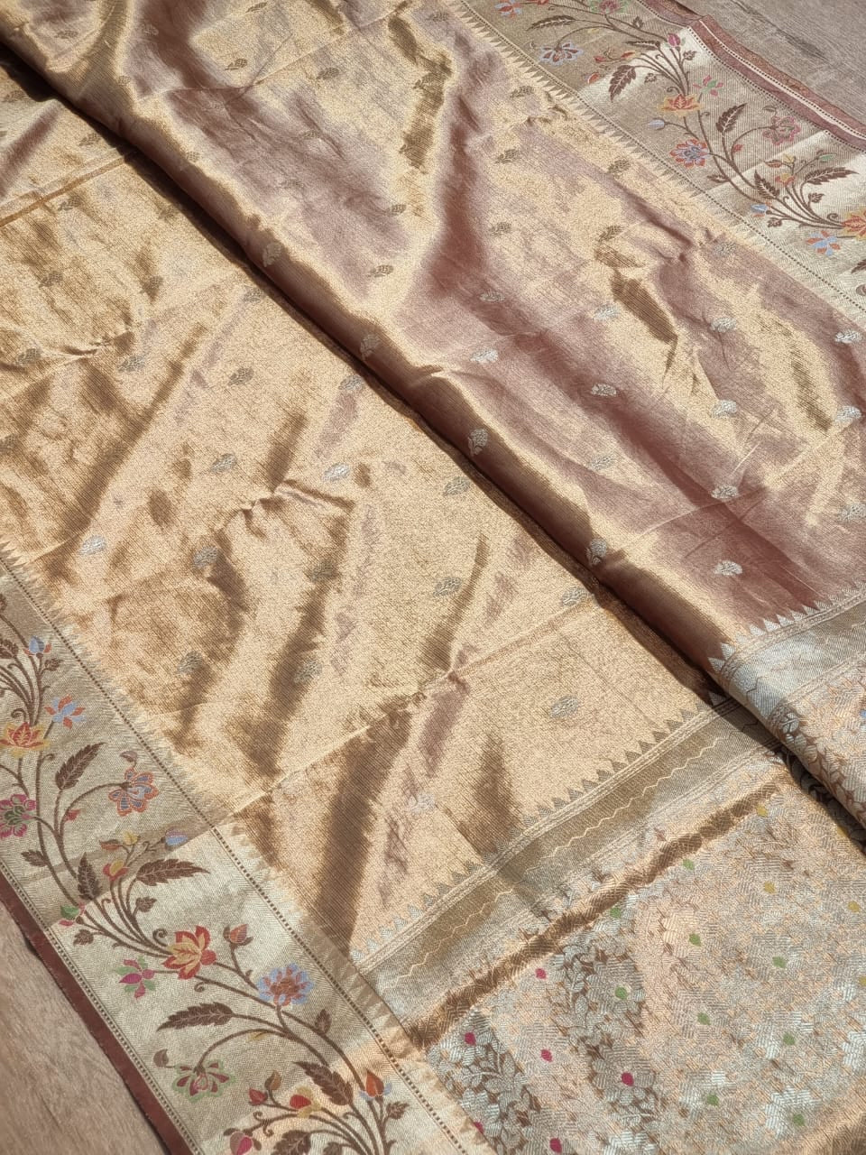 Bulandi double tissue organza sarees - Saffronfashionindia