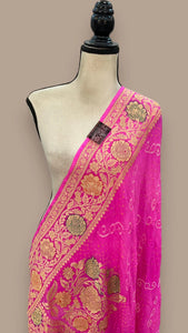 Bandhej dupatta Handlooms dupatta