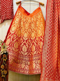 Vamia Banarsi  Bandhani Lehanga choli traditional Lehanga