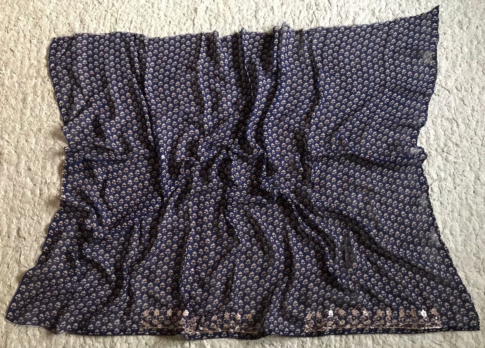 Premium gorgette sequins saree Partywear sari blouse Saffronfashionindia